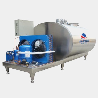Milk cooling tank