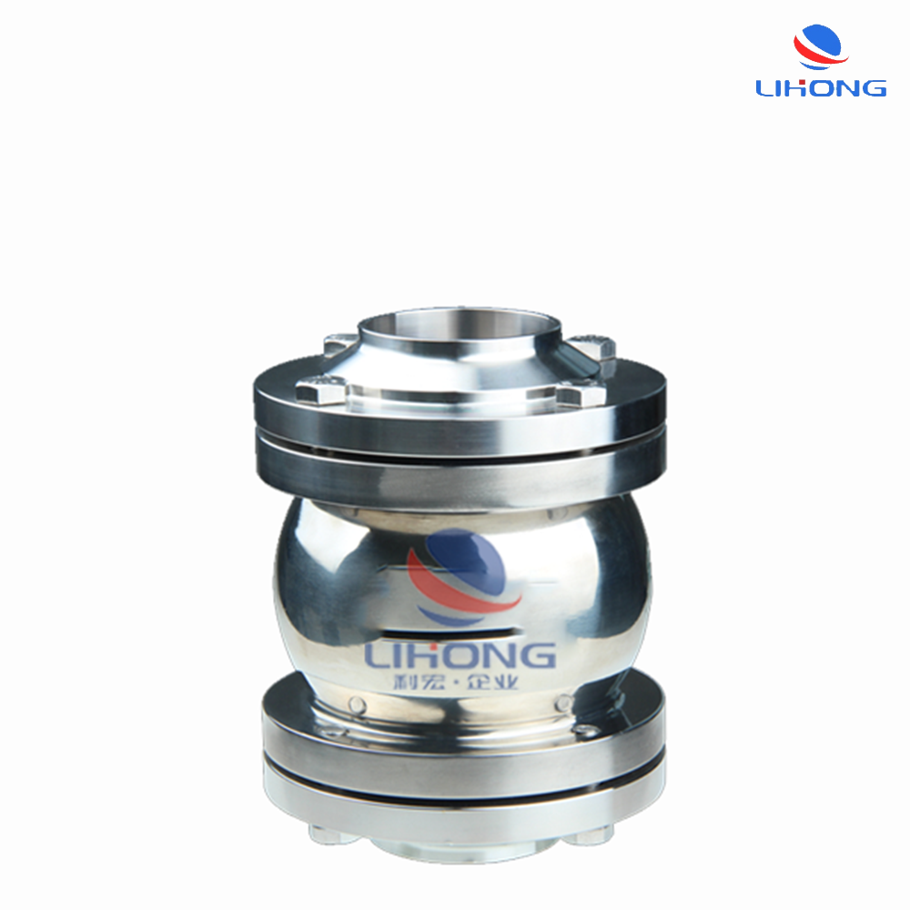Food Grade stainless steel Flanged check valve SS304 SS316L SMS DIN ISO