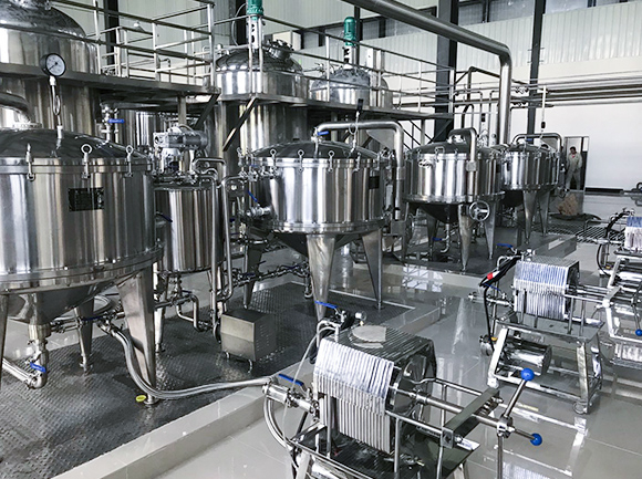 Collagen peptide filtration system