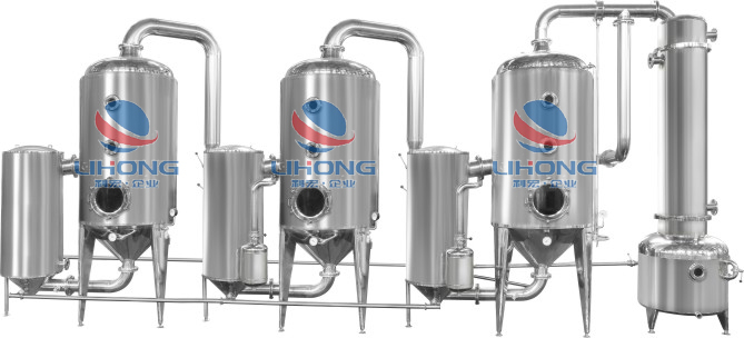 Three-effect energy-saving concentrator