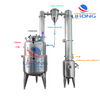 Vacuum reduction evaporator