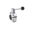 Welded butterfly valve