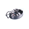 Sanitary push-type oval manhole
