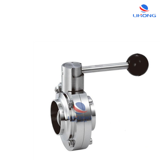 Welded butterfly valve