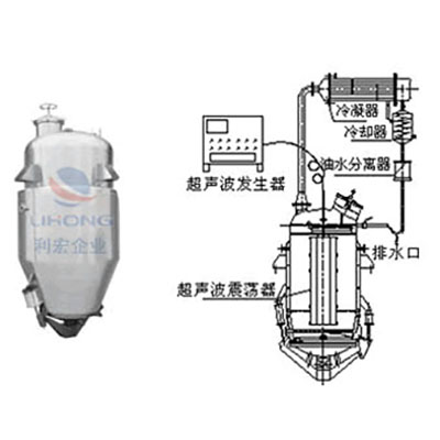 Ultrasonic extraction tank
