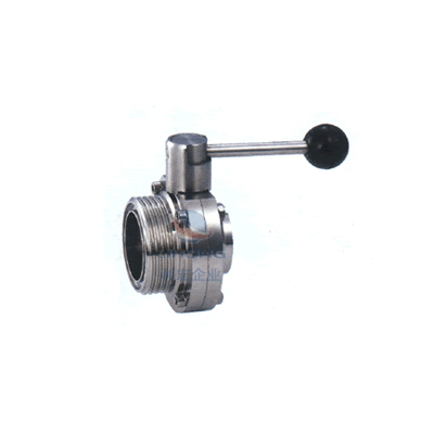 One end welded butterfly valve, one end threaded butterfly valve