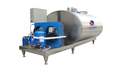 Milk cooling tank