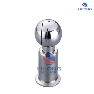 Sanitary rotating cleaning ball