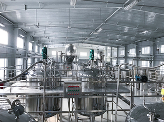 Plant peptide extraction production line