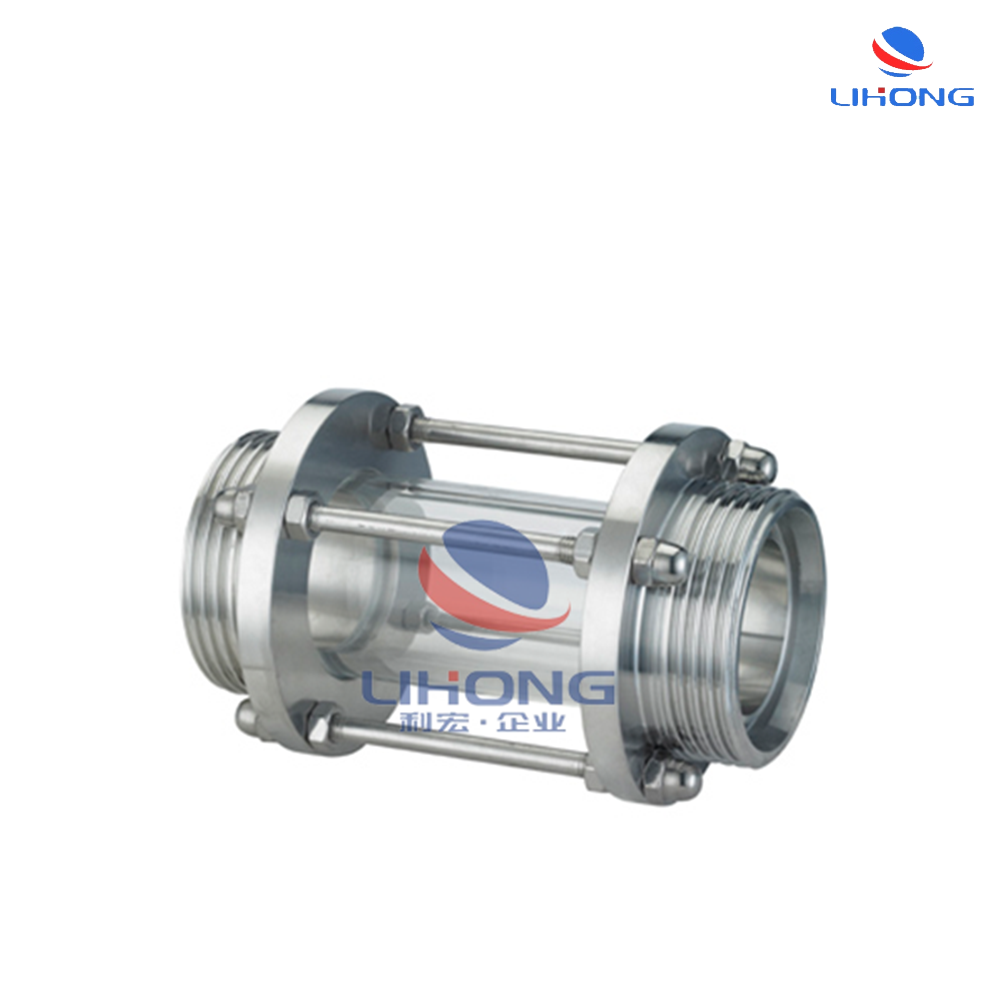 Sanitary stainless steel pipeline sight glass SS304 SS316L